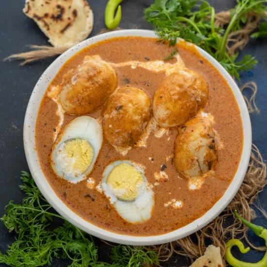 Egg Butter Masala - Recipe photo by Whiskaffair