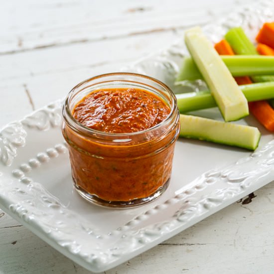 Red Pepper Dip - Recipe photo by sidewalkshoes