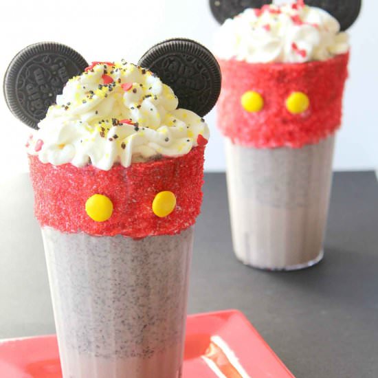 Mickey Mouse Milkshakes - Recipe photo by bklynactivemama