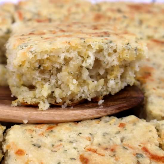 Cheddar Garlic Butter Swim Biscuits - Recipe photo by TheFreckledCook