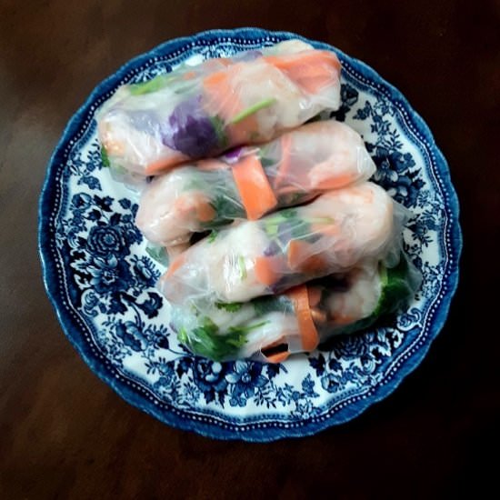 Fresh Spring Rolls without Noodles - Recipe photo by seasonalcookbook