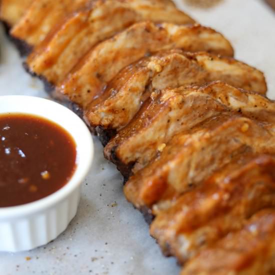 Watermelon Barbeque Ribs - Recipe photo by Man Meets Oven