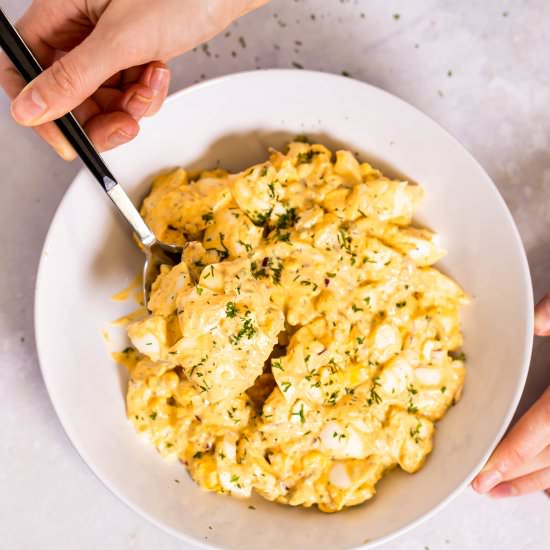 The Best Egg Salad - Recipe photo by lowcarbspark