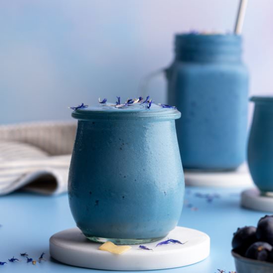 Blue Spirulina Smoothie - Recipe photo by CookhouseDiary