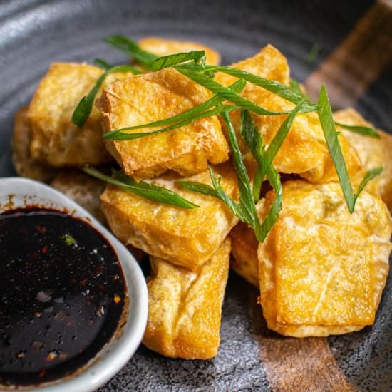 PUFFED TOFU (TOFU PUFFS) - Recipe photo by Absolute Foodie