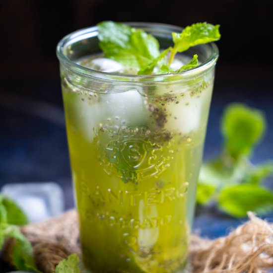 Mint Cooler - Recipe photo by Whiskaffair