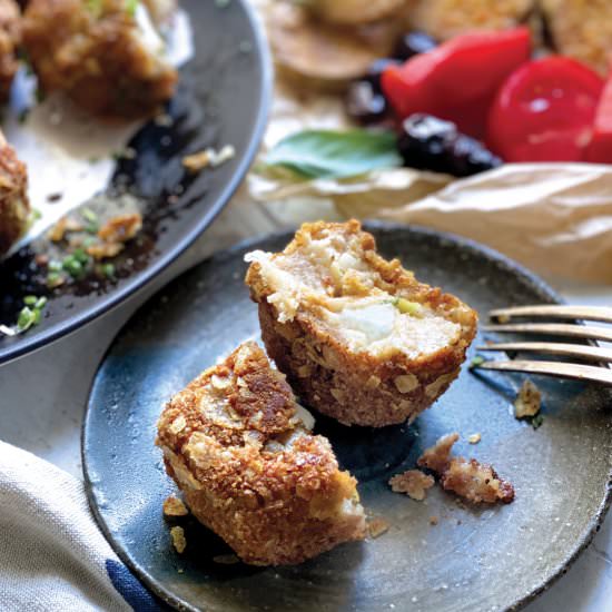 Potato Fritters With Feta - Recipe photo by The Greek Foodie