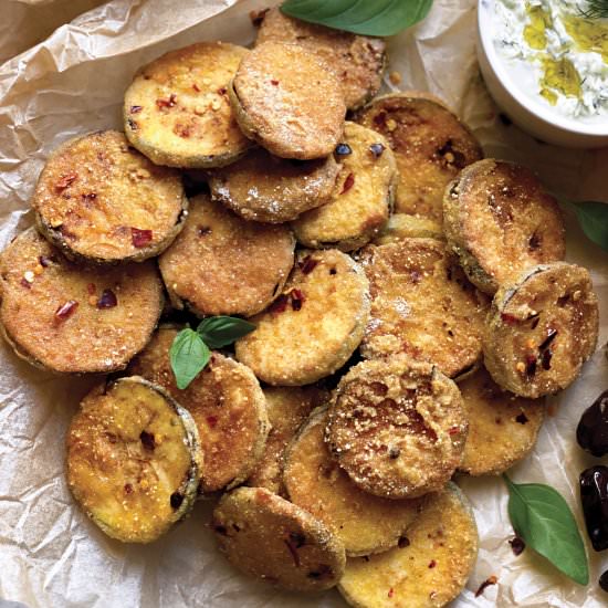 Crispy Fried Zucchini - Recipe photo by The Greek Foodie