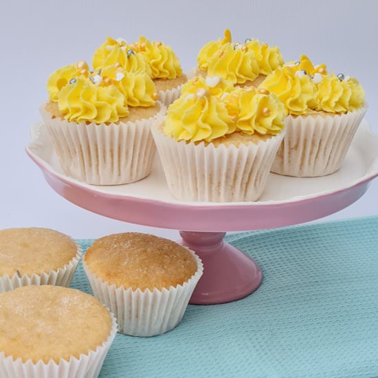 Lemon Drizzle Cupcakes - Recipe photo by Daisy Cake Company