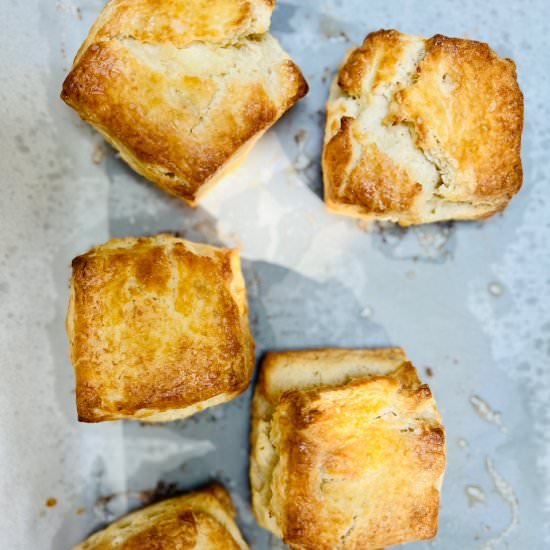 Mile High Butter Biscuits - Recipe photo by Finchly