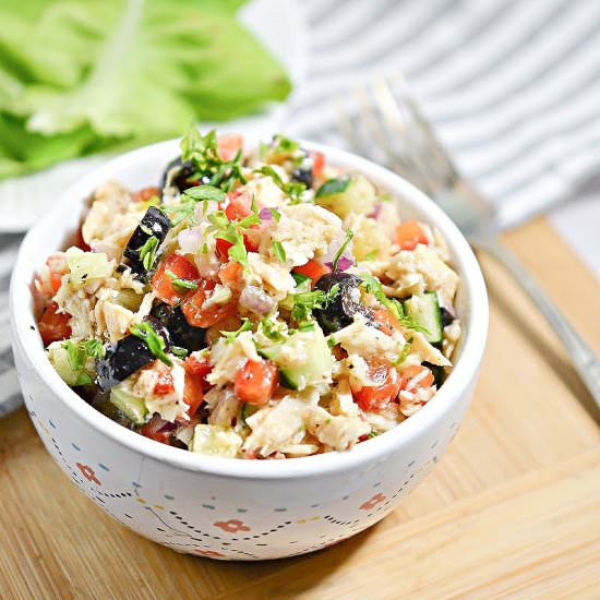 Keto Mediterranean Tuna Salad - Recipe photo by We Want To Eat