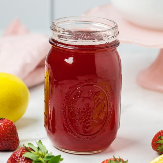 Strawberry Simplel Syrup - Recipe photo by cookingupmemories