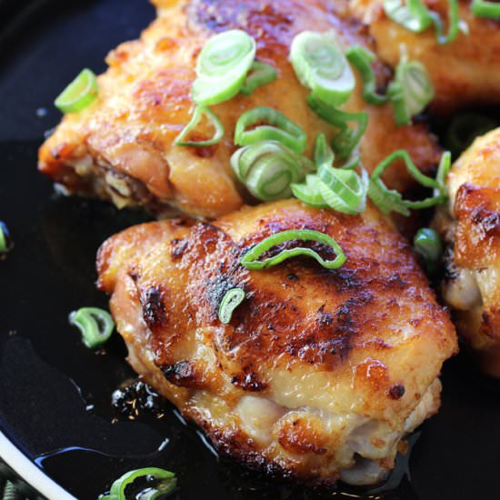 Miso-honey chicken - Recipe photo by Food Gal