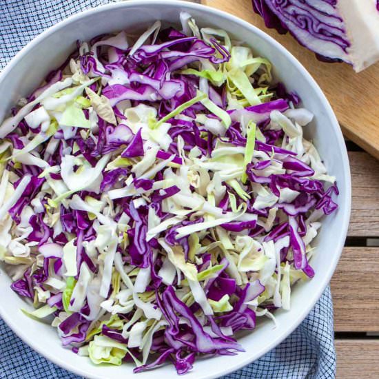 How to Shred Cabbage (4 ways) - Recipe photo by Rad Foodie
