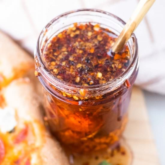 How to Make Hot Honey - Recipe photo by beyondthenoms