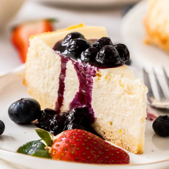 Baked Ricotta Cheesecake - Recipe photo by sugarsaltmagic