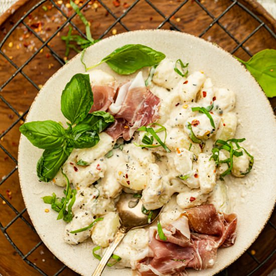 Cacio e Pepe Gnocchi - Recipe photo by BritneyBreaksBread