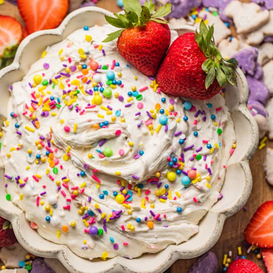 Dunkaroo Dip - Recipe photo by BritneyBreaksBread