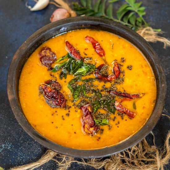 Kerala Style Sambar - Recipe photo by Whiskaffair