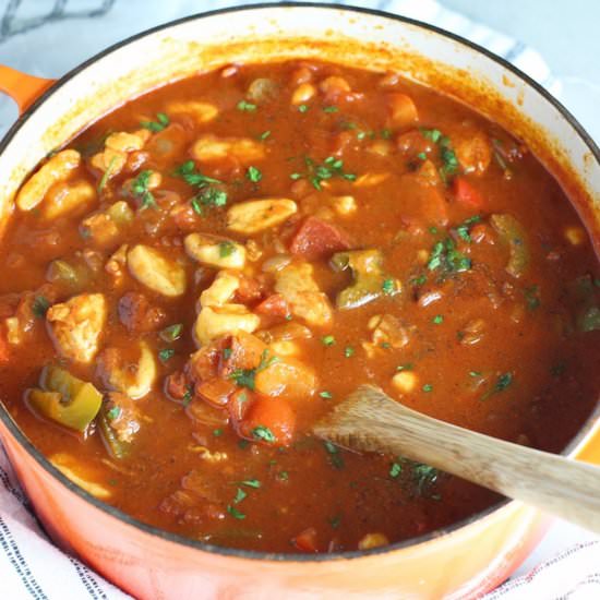 Chicken Goulash with Dumplings - Recipe photo by TalkingMeals