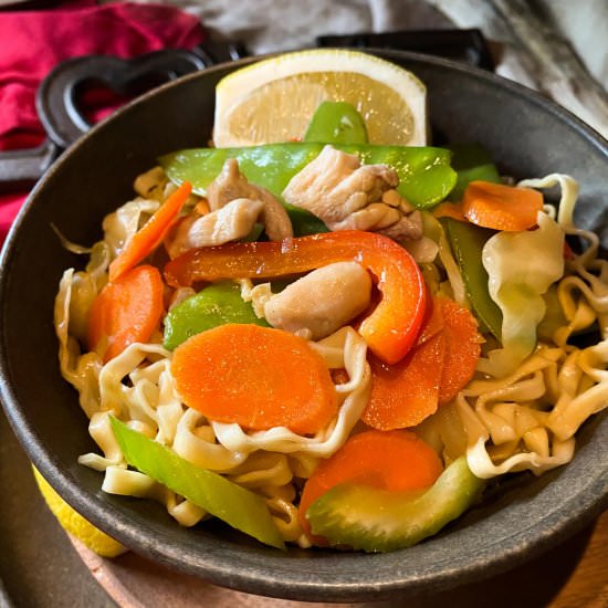 Pancit Guisado Noodles - Recipe photo by JOZmahal