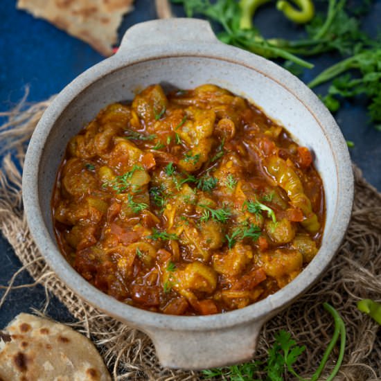 Achari Turai - Recipe photo by Whiskaffair