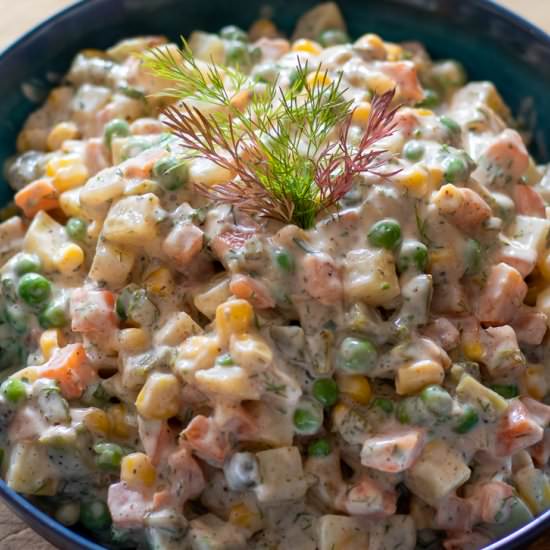 Russian Salad - Recipe photo by Cooking Gorgeous