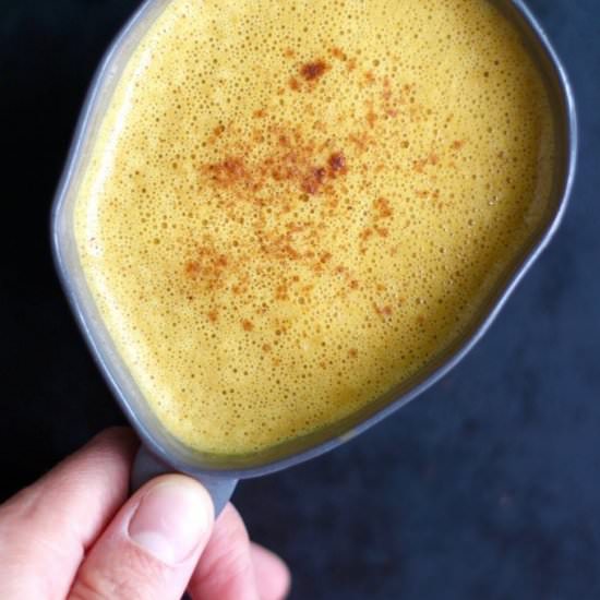 Homemade Pumpkin Spice Latte - Recipe photo by theconscientiouseater
