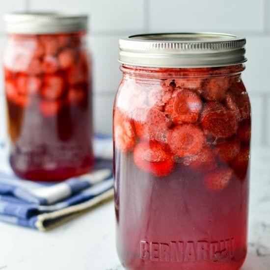 Canning Strawberries - Recipe photo by littlehomeinthemaking
