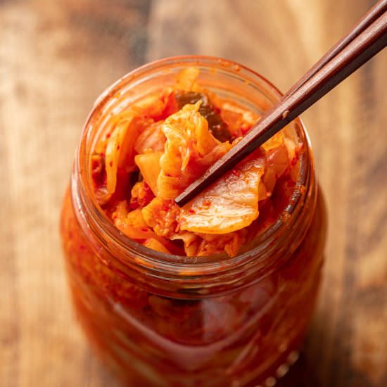 Vegan Kimchi - Recipe photo by Connoisseurus Veg