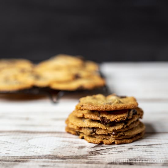 Almond Flour Chocolate Chip Cookies - Recipe photo by hearthandvine