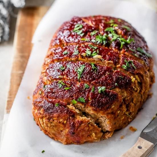 Turkey Meatloaf with Zucchini - Recipe photo by Skinnytaste
