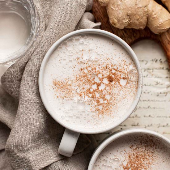 Ginger Milk Tea - Recipe photo by myveganminimalist