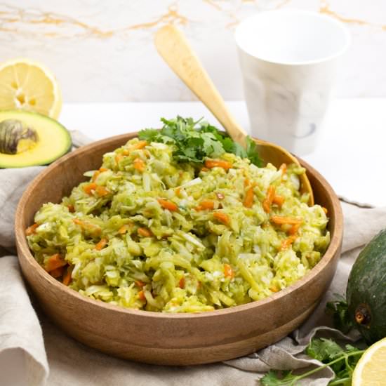 Avocado Coleslaw - Recipe photo by The FoodOlic