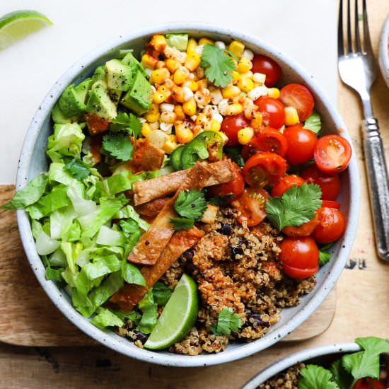 Burrito Bowl with Chipotle Lime - Recipe photo by lindseyeatsla