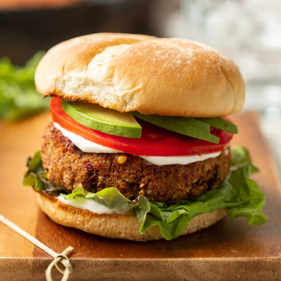 Kidney Bean Burgers - Recipe photo by Connoisseurus Veg
