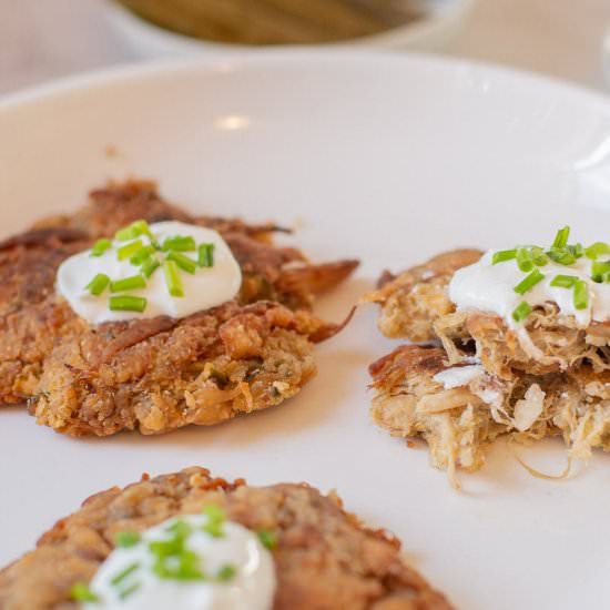 Lion's Mane Crab Cakes - Recipe photo by HIldaskitchenblog
