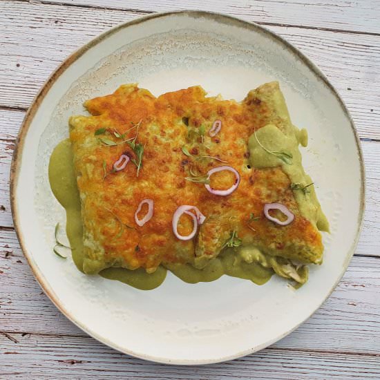 Swiss enchiladas - Recipe photo by Maca Meillon