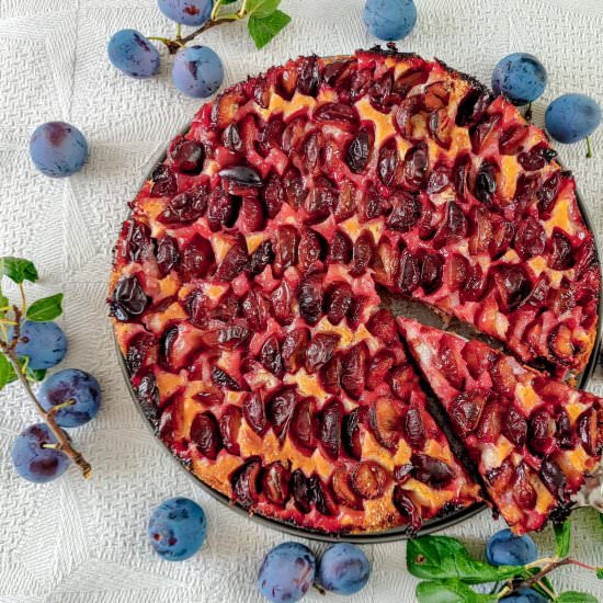 Moist plum cake - Recipe photo by Fitlosophy