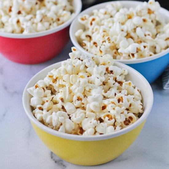 Homemade Popcorn in a Wok - Recipe photo by karenskitchenstories