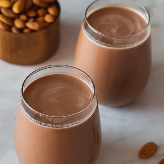 Vegan Chocolate Milk - Recipe photo by Ourplantbasedworld