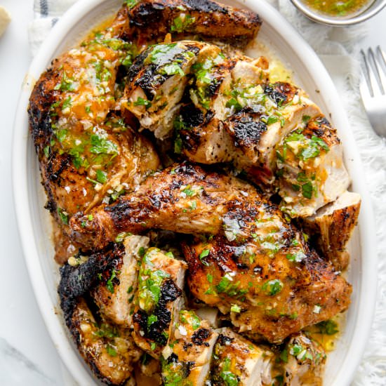 Grilled Whole Chicken - Recipe photo by jernejkitchen