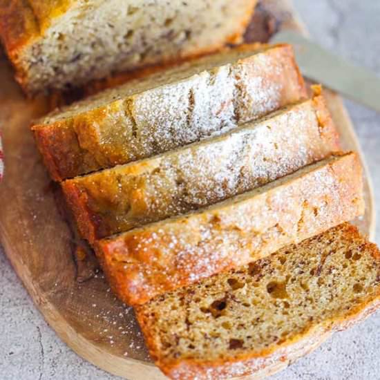 Moist Banana Bread (with Rum!) - Recipe photo by rasamalaysia
