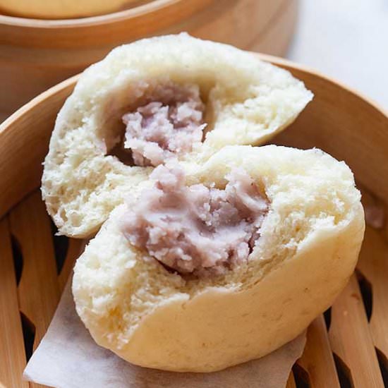 Taro Bun - Recipe photo by rasamalaysia