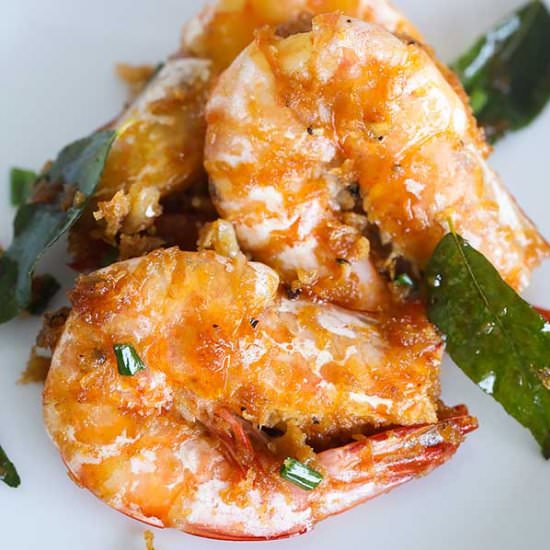 Butter Prawn - Recipe photo by rasamalaysia