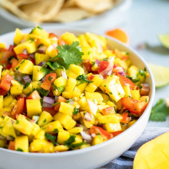 Spicy Habanero Mango Salsa - Recipe photo by peelwithzeal