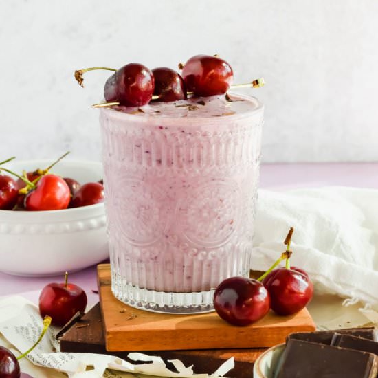 Chocolate Cherry Smoothie - Recipe photo by apaigeofpositivity