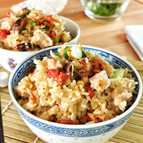 Taro rice recipe - Recipe photo by Taste of Asian Food