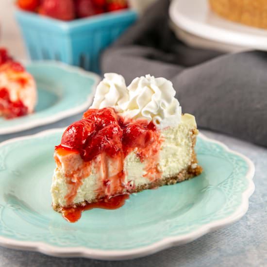 Strawberry Cheesecake - Recipe photo by bunsenburnerbakery