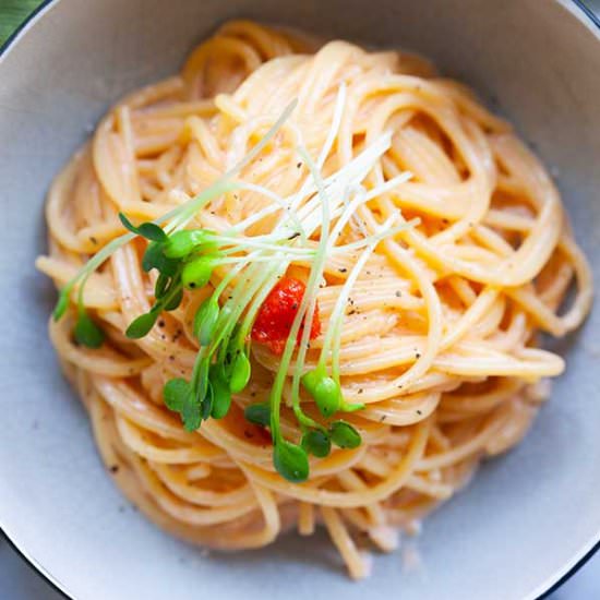 Mentaiko Pasta - Recipe photo by rasamalaysia